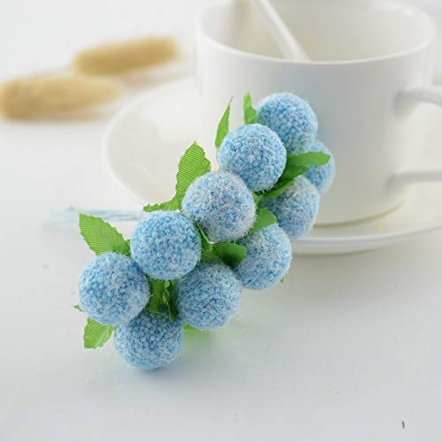 Regali di Fiori Artificiali 10 Pezzi di Adorabili Fiori Artificiali con Palline di Schiuma per la casa, Ghirlanda Fai da Te con Pompon, Scatola Regalo, Giocattoli Decorativi, Fiori Finti