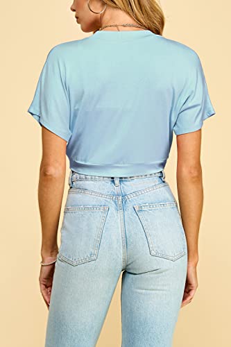 Image of Lock and Love Women's Versatile Open Front Lightweight Short Sleeve Bolero Shrug