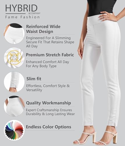 Hybrid & Company Women's Premium Comfort Pants Ultra Stretch Tailored Fit Office Trousers2