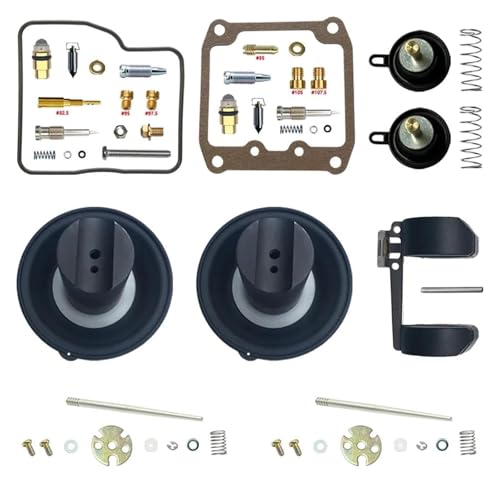 Réparation carburateur Suzuki Intruder 400 VS400 membrane flotteur fuite essence résolue