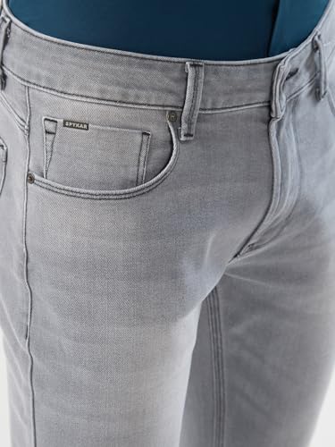 Image of Spykar Men's Rover Regular Fit Mid Rise Casual Jeans