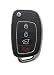 New Oem Uncut Hyundai Santa Fe Flipkey 95430-2W110 TQ8-RKE-4F31 W/ DURACELL BATTERY