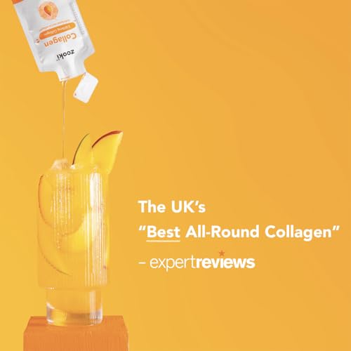 Zooki Marine Collagen Liquid Sachets 5,000mg – Great Taste, Sugar Free – High Strength Marine Collagen Supplements for Women & Men – Skin, Joints & Hair (Mango Peach Flavour, 14 Servings) - Image 2