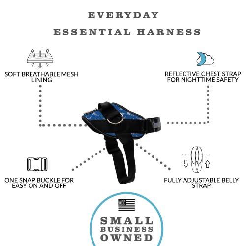 ShawnCo-Essential-Dog-Harness-No-Pull-Pet-Vest-with-3-Leash-Clips-No-Choke-Reflective-Adjustable-and-Padded-for-Easy-Walking-and-Training-for-Small-Medium-and-Large-Dogs-White-Sharks-S ShawnCo Essential Dog Harness No Pull Pet Vest with 3 Leash Clips No Choke Reflective Adjustable and Padded for Easy Walking and Training for Small Medium and Large Dogs White Sharks S