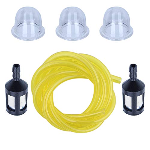 Filtre à carburant + conduite de carburant + Poire d'amorce pour Homelite BP250 HB180 HB18V GST GST18 GSTBC HBC18 HBC30 HBC30B HGT HLT15 HLT16 HLT17C HLT18...
