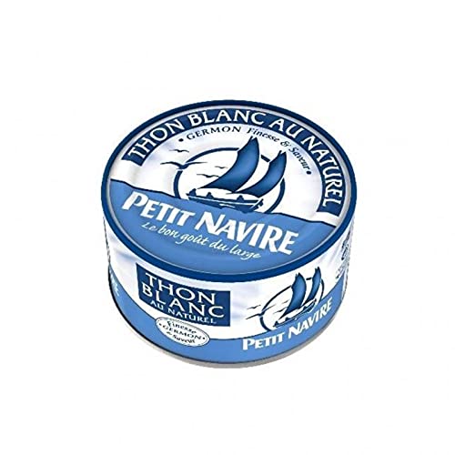 Pequeño barco atún blanco natural 93 g (lote de 5)