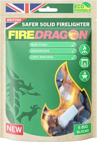 Fire Dragon Outdoor Solid (6 X 27g Tablets) Feueranzünder für...