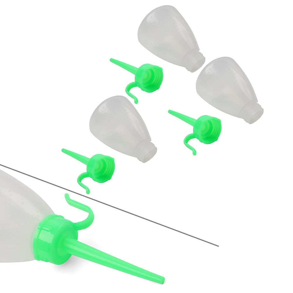 FESTEY Cninba13 3pcs Hand Pump Oiler Oil Can Bottle Dispenser 60ml Plastic Clear Sewing Machine For Universal SEWING MACHINE