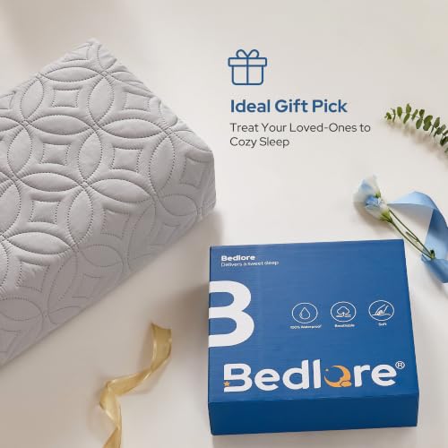 Image of BEDLORE Waterproof Mattress Protector, California King Size Mattress Pad