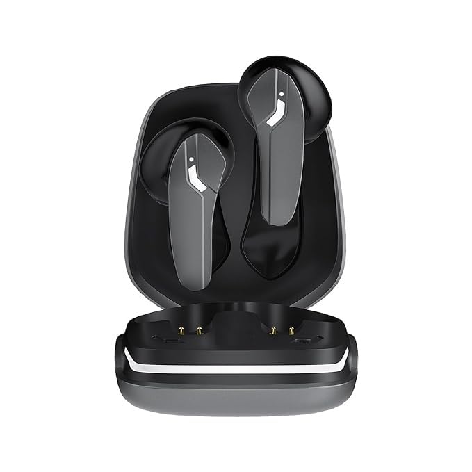 (Refurbished) Truly Wireless in-Ear Earbuds with Mic, Quad Mics ENC, Touch Control, IPX5 - Black & Grey (B0CZDXS337) Amazon Price History, Amazon Price Tracker