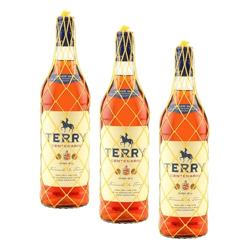 Terry Centenario Bebida Espirituosa, 1000ml (Paquete de 3)