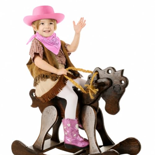 Image of Coume 24 Pieces Cowboy Hats and Bandanas, Pink