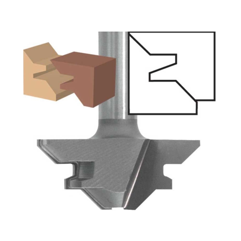 192-1605 45 Lock Miter Router Bits x 1/2 Inch Shank for 3/8 Inch to 1/2 Inch Stock | Eagle America
