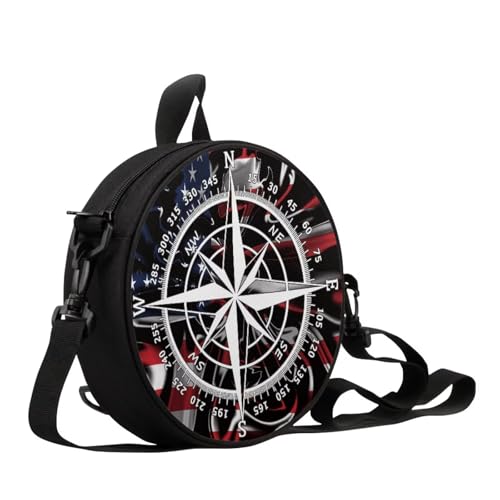 Image of Women Novelty Round Clock Shape Zippered Clock Purses for Women Tote Handbag Shoulder Bag, Gift for Mom Girlfriend