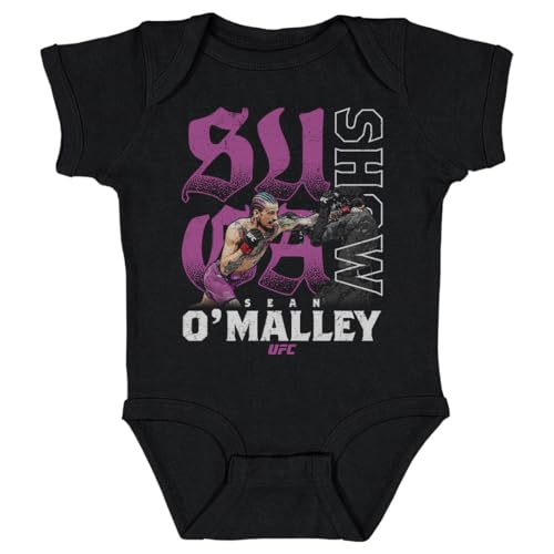 Sean O'Malley UFC One-Piece Infant Bodysuit - Sean O'Malley Suga Show WHT (Black, 12M)