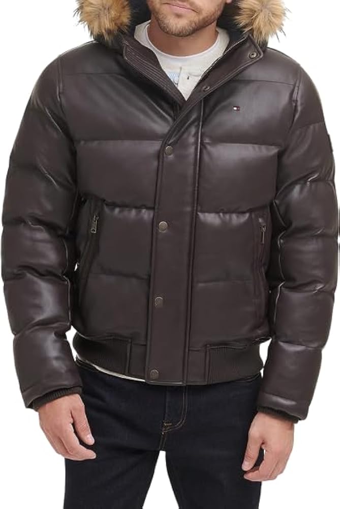 Leather snorkel coats Clearance