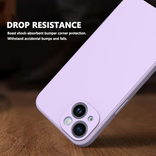 Image of for iPhone 15 Plus Case Purple, Scratch Resistant with Soft Touch, Slim Thin Phone Cover for iPhone 15 Plus 6.7 inch