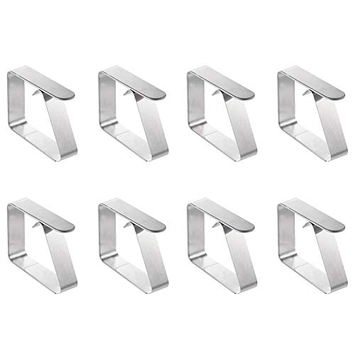 Preisvergleich Produktbild INCREWAY Tischdeckenklammern, Edelstahl Tischdeckenklammer, Outdoor Tischdeckenklammern
