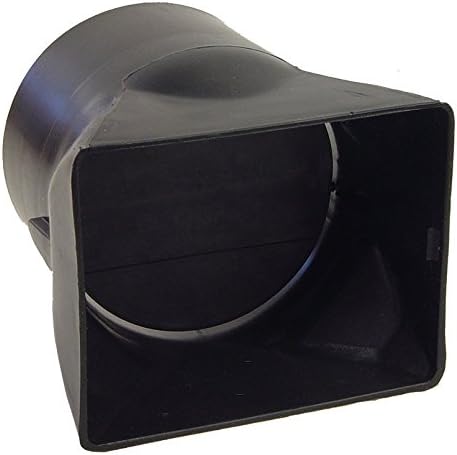 Round Exhaust Ventilation Duct with Backdraft Damper (4-inch)