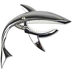 Bemvp Capo De Guitare en Alliage De Zinc en Forme De Requin Clip De Tonalité pour Guitare Acoustique Folk Électrique… - Les Beatles, Paul McCartney, John Lennon, RIngo Starr, George Harrison Bemvp Capo De Guitare en Alliage De Zinc en Forme De Requin Clip De Tonalité pour Guitare Acoustique Folk Électrique… – Image 4
