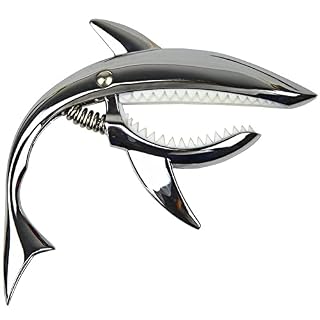 Bemvp Capo De Guitare en Alliage De Zinc en Forme De Requin Clip De Tonalité pour Guitare Acoustique Folk Électrique… - Les Beatles, Paul McCartney, John Lennon, RIngo Starr, George Harrison Bemvp Capo De Guitare en Alliage De Zinc en Forme De Requin Clip De Tonalité pour Guitare Acoustique Folk Électrique… – Image 4