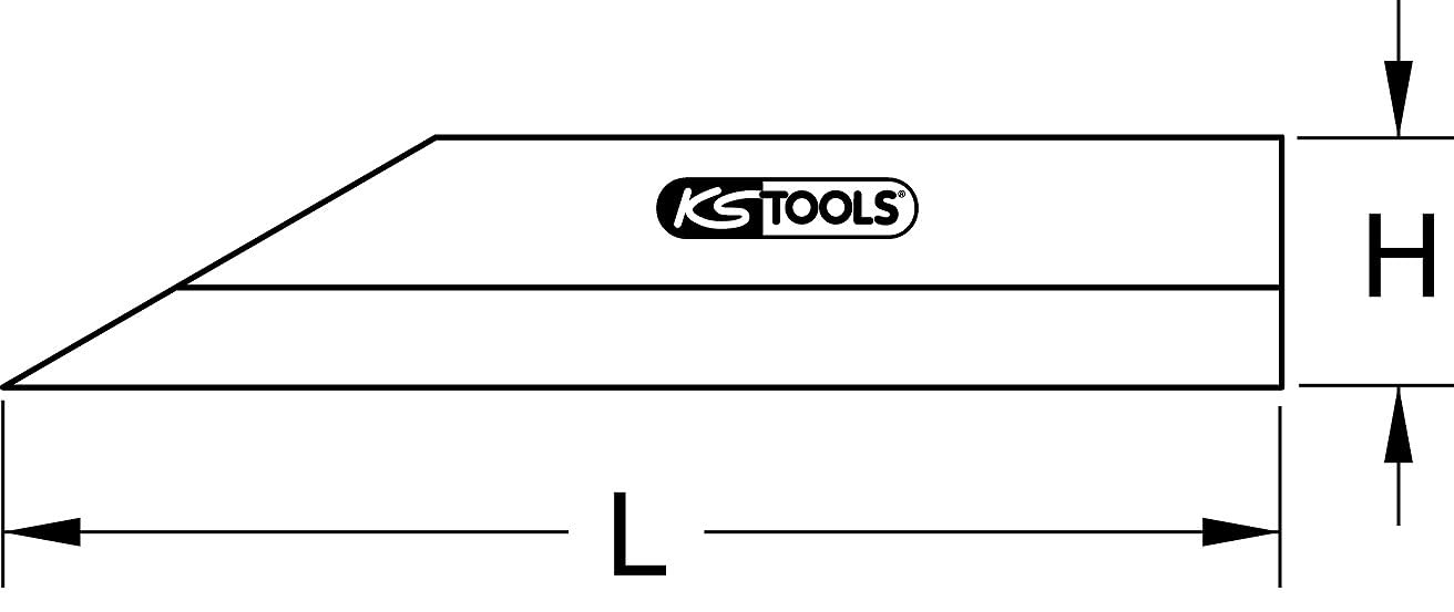 KS Tools 300.0638 Riga di riscontro di precisione,500mm