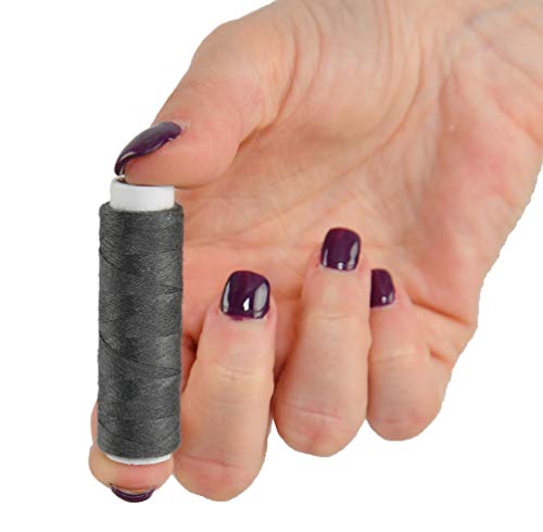 Home-X Set Of 12 All Purpose Thread Set, Sewing Supplies, Sew Essentials, Monochromatic, Shades Of Gray, Black And White #TOP2