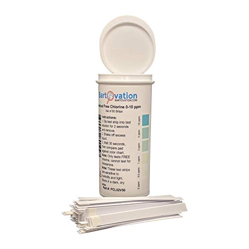 0-10 ppm Residual Low Level Free Chlorine Test Strip