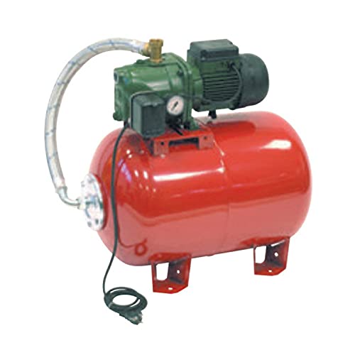 Surpresseur 80L DAB AQUAJETRED10280M - Réservoir horizontal à vessie avec pompe a eau 0,75 kW jusqu'à 3,6 m3/h monophasé 220V