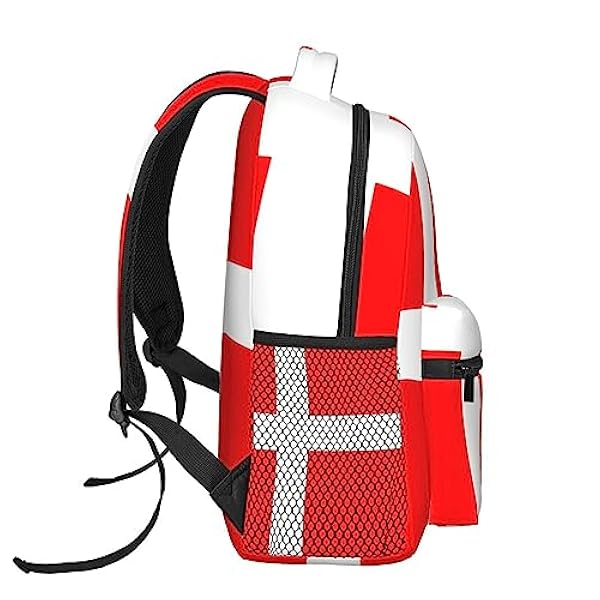 Denemarken Deense Vlag Casual Rugzak Lichtgewicht Reizen Dagrugzak Laptop Rugzak Voor Vrouwen Mannen