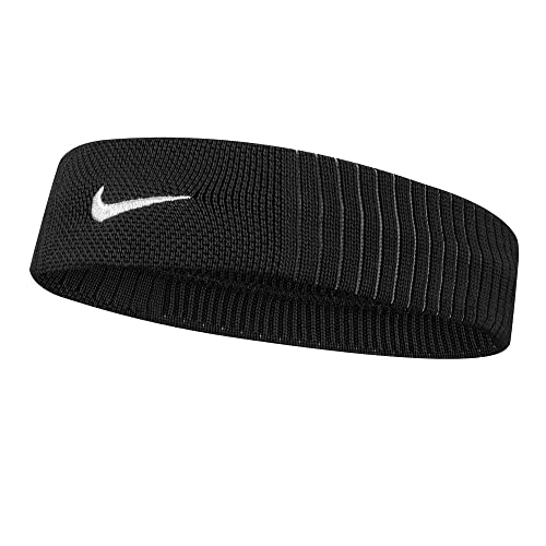 Bandeau de tennis Nike Dri-Fit Reveal absorbant noir taille unique