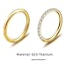 2PCS 8mm Titanium Nose Rings,Hypoallergenic Nose Rings,18g,G23 Small Hoops Earrings 18K Gold Plated,fashion titanium nose ring lightweight