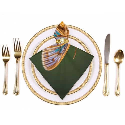 Servilletas de Tela Hermosas Alas de Mariposa 4 Piezas miniatura 3