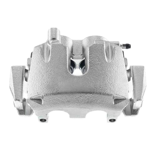 Image of Detroit Axle - Front Right Brake Caliper for 2011-2017 Jeep Grand Cherokee | 2011-2018 Dodge Durango, Passenger Side Brake Caliper with Bracket 2012 2013 2014 2015 2016 Replacement