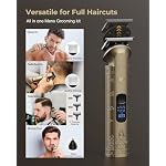 Hair Clippers for Men Professional, Cordless Hair Clippers for Hair Cutting, Mens Clippers and Trimmers Set, Electric Hair Trimmer for Men with Package Case - Image 4