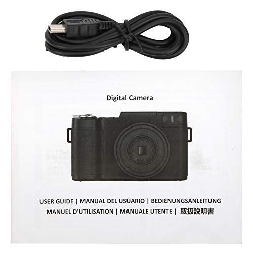 cigemay Digitalkamera, 3-Zoll-WLAN-Digital-High-Definition-Kamera, 3-Zoll-LCD-High-Definition-Display, USB-Lade… – Bild 3