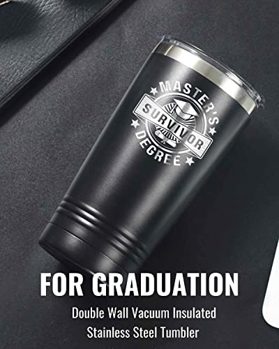 Onebttl-Master-Graduation-Gifts-2025-Masters-Survivor-Funny-Graduation-Gifts-for-Him-as-Party-Supplies-Graduation-Decorations-Back-to-School-20oz-Insulated-Stainless-Steel-Tumbler-with-Lid Onebttl Master Graduation Gifts 2025 Masters Survivor Funny Graduation Gifts for Him as Party Supplies Graduation Decorations Back to School 20oz Insulated Stainless Steel Tumbler with Lid
