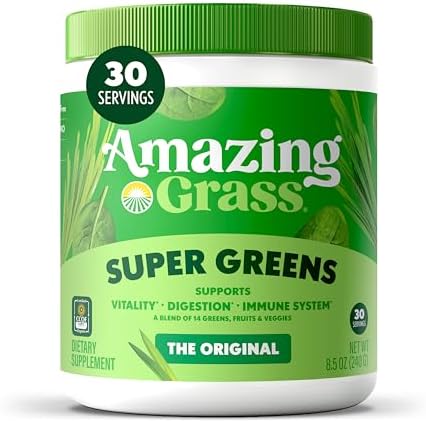 Amazing Grass Greens Blend Superfood: Greens Powder Mix for Energ...