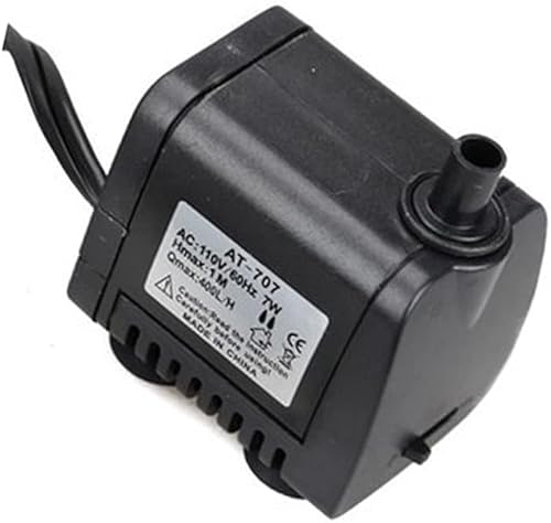 Miniatura 5 de Bomba de agua sumergible AT-707 silenciosa mini bomba sumergible para estanque DC 110V Lift 1M 400LH para acuario estanque de pecera
