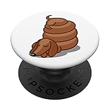 Tippy il bassotto pigro PopSockets PopGrip Intercambiabile