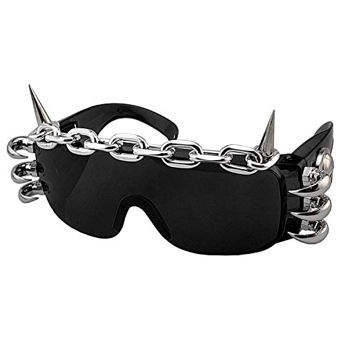 punk rock studded cosply dancing glasses cool men/lady sunglasses