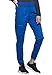 Cherokee Scrub Pants for Women Jogger Natural Rise Medical Uniform 5 Pocket Elastic Waist Ultra Soft 2-Way Stretch - WW011, XL, Royal