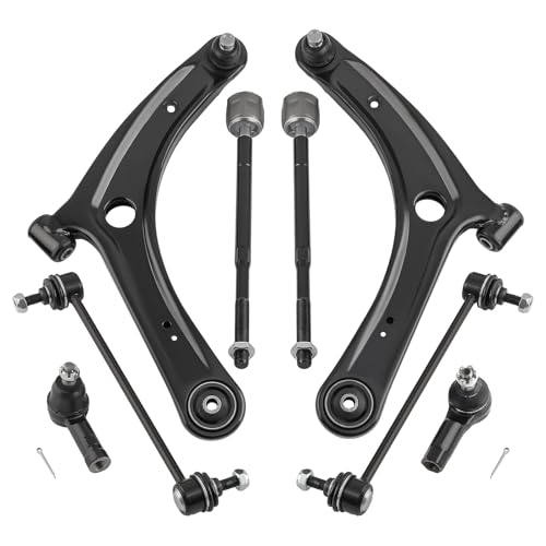 maXpeedingrods Front Lower Control Arms for Mitsubishi Lancer/Outlander 2008-2017 (8 Pcs Suspension Kit)