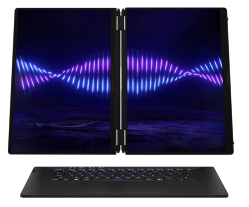 Image of EXCaliberPC [2026] ASUS ROG Zephyrus Duo GX651AR-DB96 Pro Extreme (Intel Ultra 9 386H, 32GB RAM, 4TB NVMe SSD, NVIDIA GeForce RTX 5070Ti, 16 inch 120Hz OLED Touch, Windows 11) Gaming Laptop
