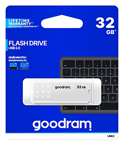 Goodram UME2-0320W0R11 PENDRIVE USB 32GB USB 2.0 White