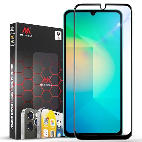 Image of Mr.Shield Top-Notch HD+ Tempered Glass Screen Protector Guard for Samsung Galaxy M06, F06 and A06 (6.7 Inch), 9H Hardness, Military Grade Protection, Easy Installation kit
