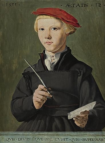 Cuadro de lienzo de Jan Van Scorel 60x90cm para pared de dormitorio