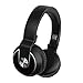Produktbild perfk Headset Wireless Kopfhörer Over Ear Game Kopfhörer Faltbar Ohrhörer Headphone mit Mikrofon, Geeignet für PC Laptop Smartphone Tablet - Schwarz