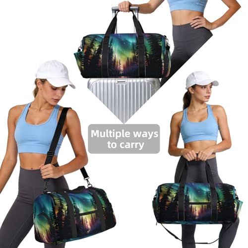 Sac de sport avec compartiment à chaussures léger et résistant à l'eau - 4