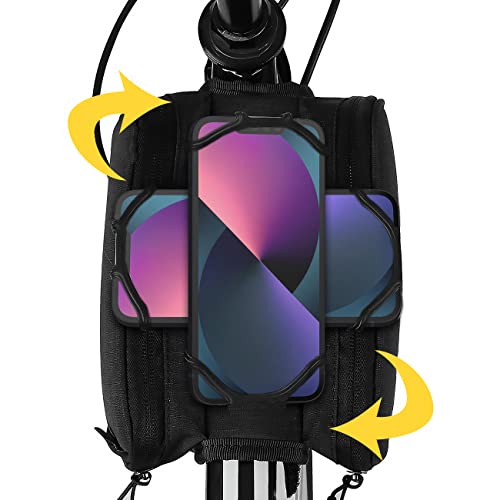 WOZINSKY Borsa da telaio bici doppia impermeabile